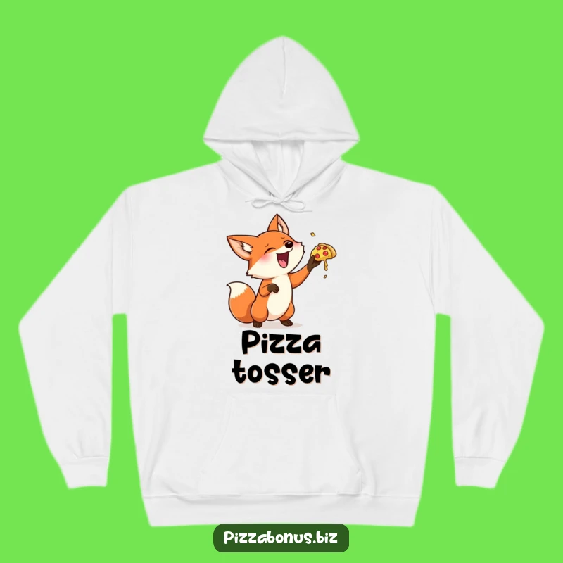 Cozy Funny Fox Pizza Hoodie: Warmth and Whimsy